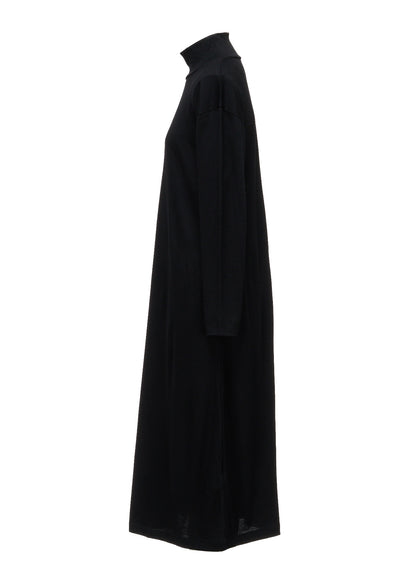 WASHABLE WOOL JERSEY HIGH NECK ONE PIECE