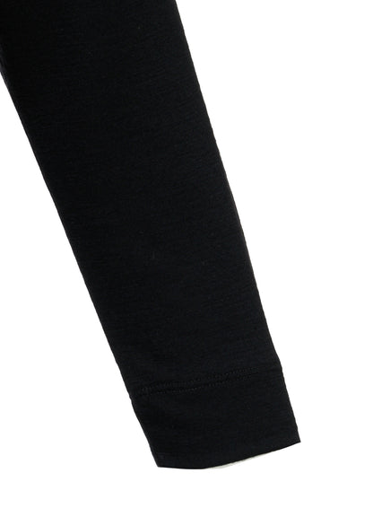 WASHABLE WOOL JERSEY HIGH NECK ONE PIECE