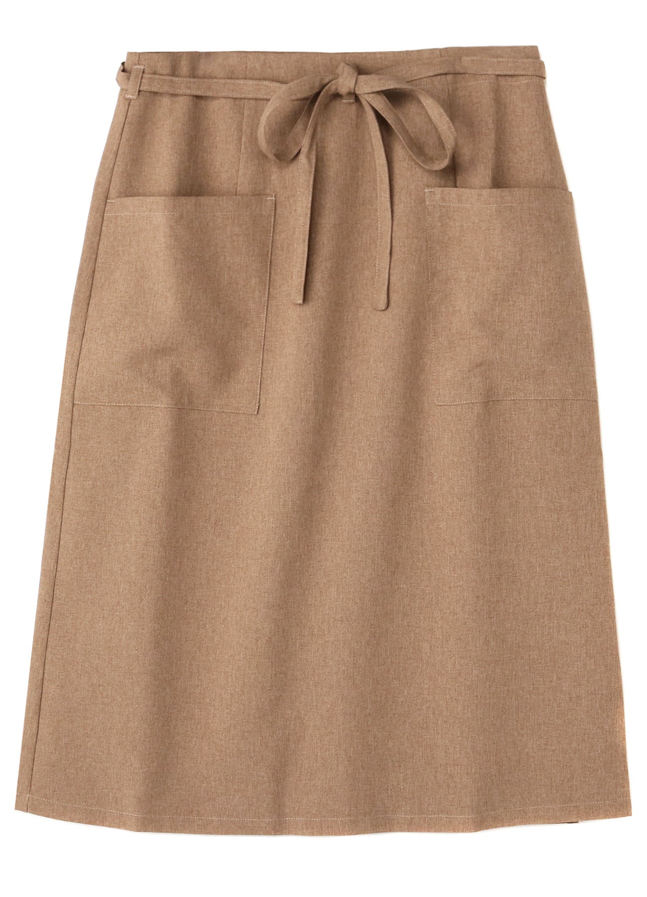 POLYESTER CHAMBRAY WRAP APRON