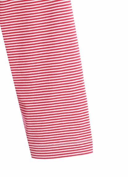 MIDIN BORDER LONG SLEEVE T-SHIRT (M)