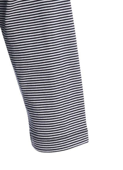 MIDIN BORDER LONG SLEEVE T-SHIRT (M)