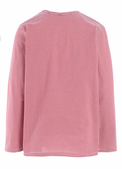 MIDIN BORDER LONG SLEEVE T-SHIRT (L)