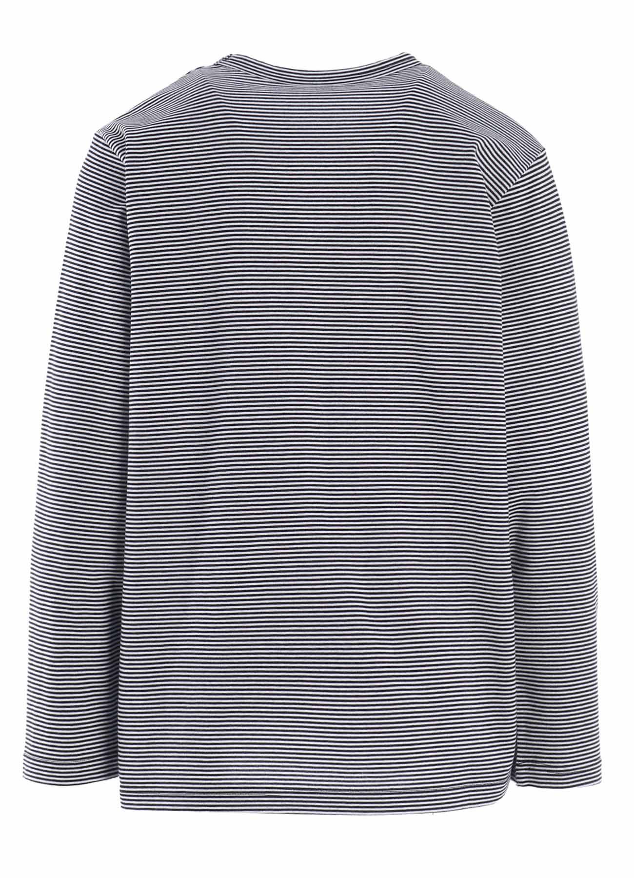 MIDIN BORDER LONG SLEEVE T-SHIRT (L)