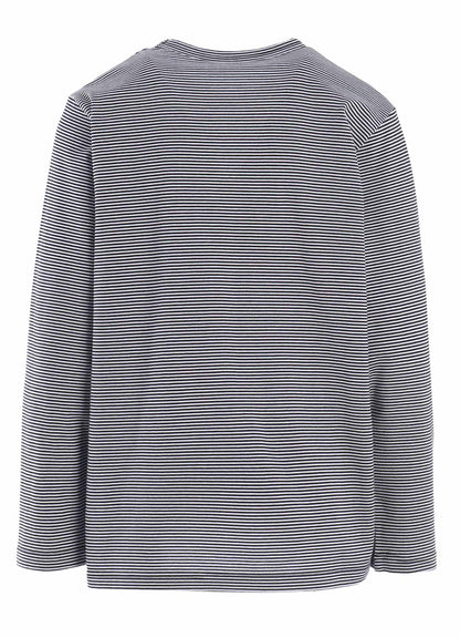 MIDIN BORDER LONG SLEEVE T-SHIRT (L)