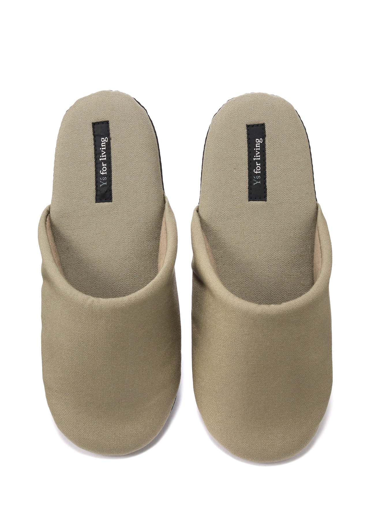 COTTON CANVAS SLIPPERS