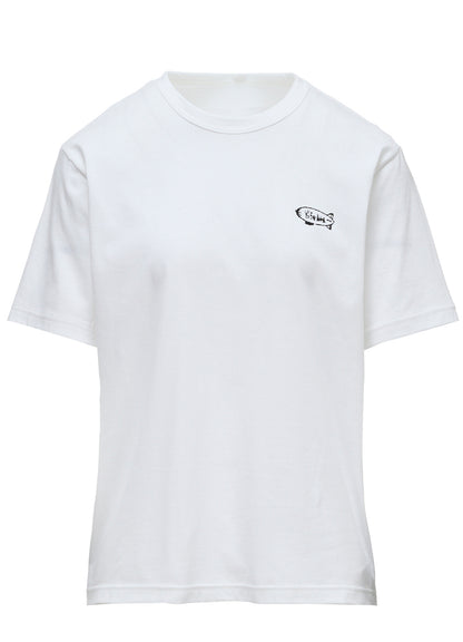 SOFT COTTON JERSEY "THE AIRSHIP LOGO" T-SHIRT (M)