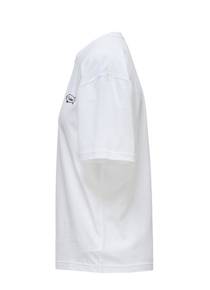 SOFT COTTON JERSEY "THE AIRSHIP LOGO" T-SHIRT (L)
