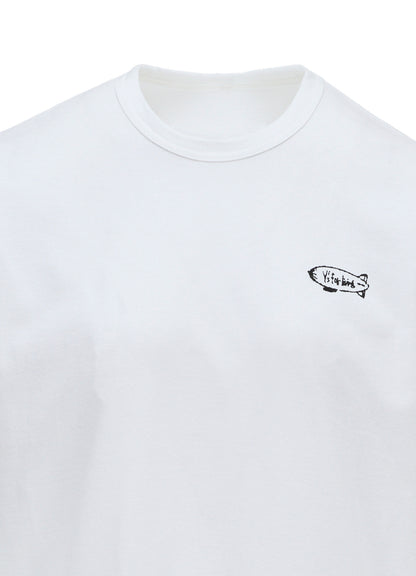 SOFT COTTON JERSEY "THE AIRSHIP LOGO" T-SHIRT (L)
