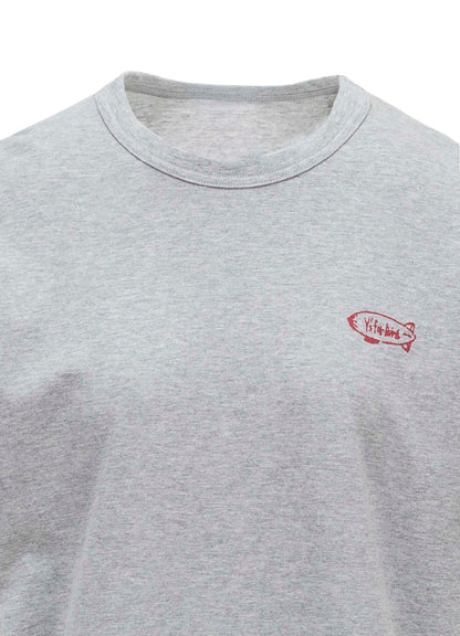 SOFT COTTON JERSEY "THE AIRSHIP LOGO" T-SHIRT (L)