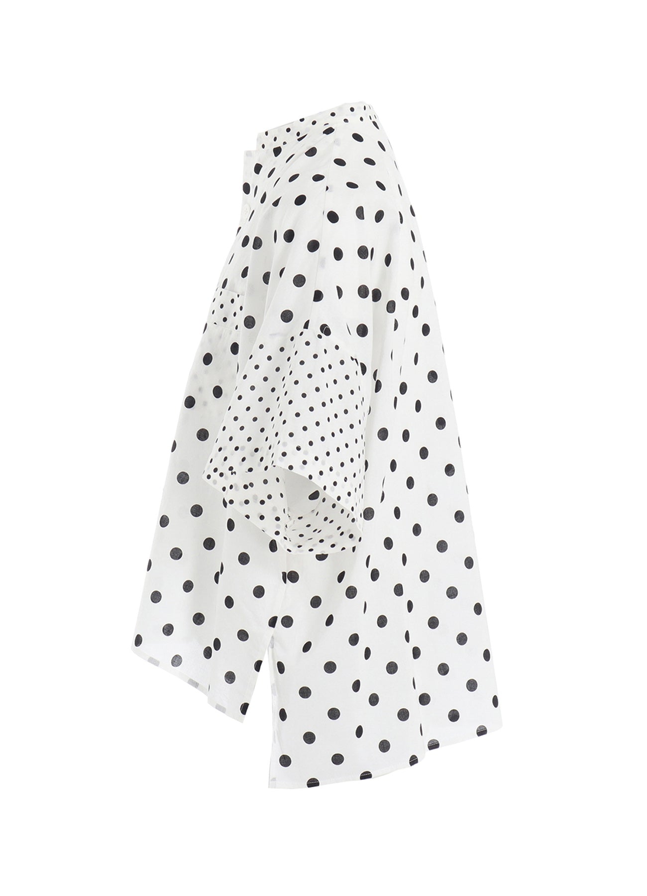 60/- COTTON LAWN DOT PRINT BOX BLOUSE