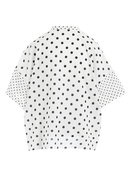 60/- COTTON LAWN DOT PRINT BOX BLOUSE