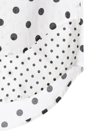 60/- COTTON LAWN DOT PRINT HALF SLEEVE BLOUSE