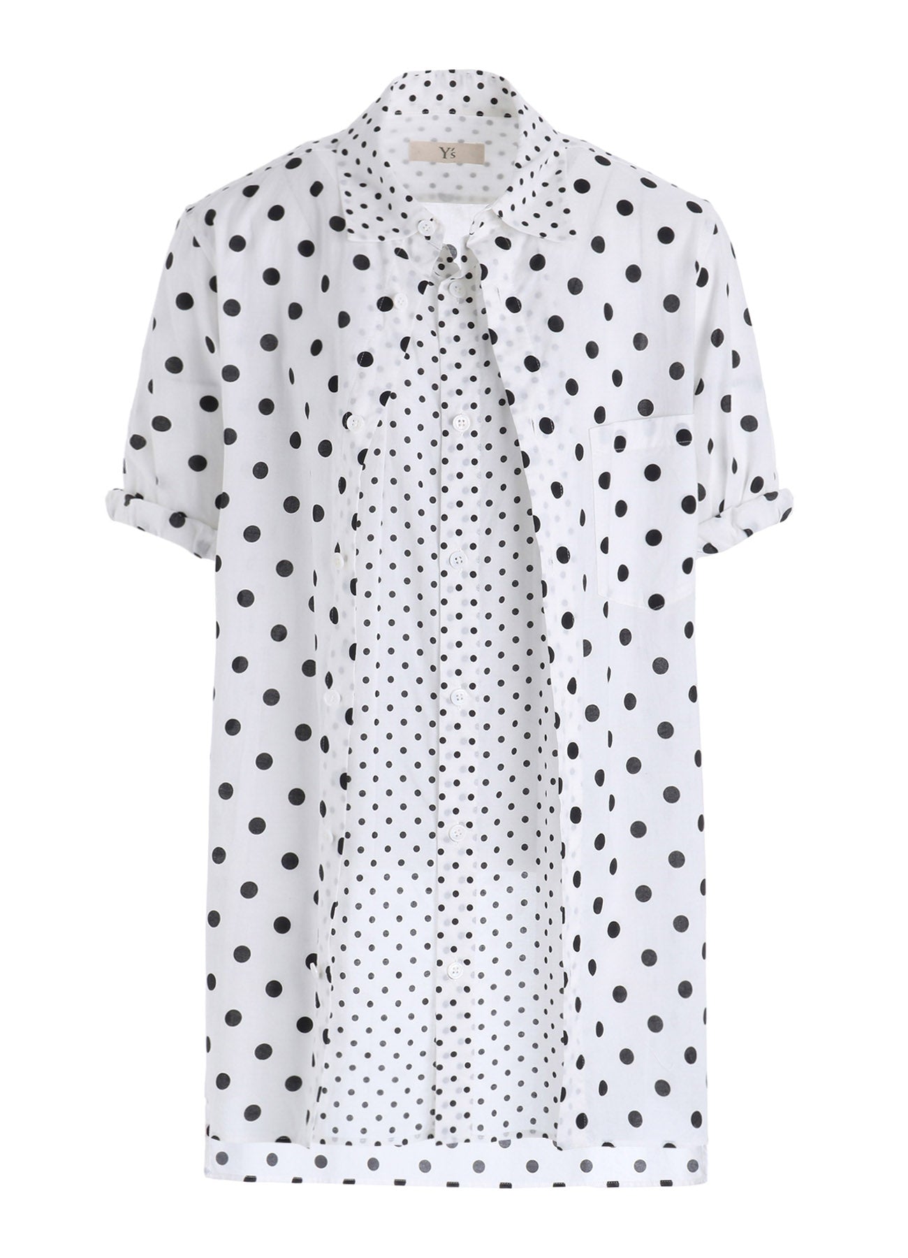 64/- COTTON LAWN DOT PRINT FRONT TUCKED BLOUSE – THE SHOP YOHJI
