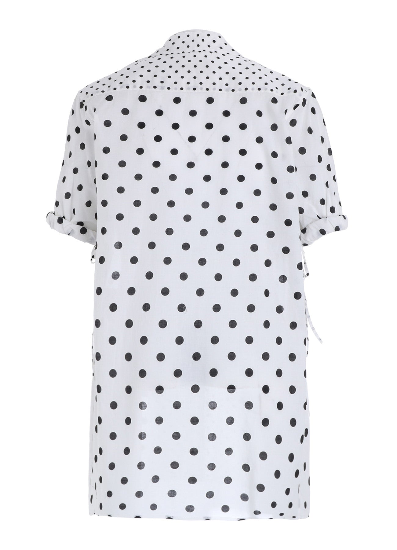 64/- COTTON LAWN DOT PRINT FRONT TUCKED BLOUSE