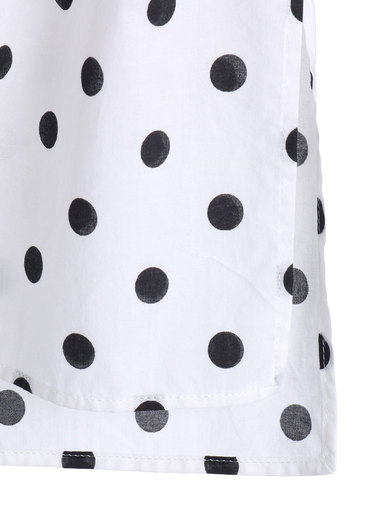 64/- COTTON LAWN DOT PRINT FRONT TUCKED BLOUSE
