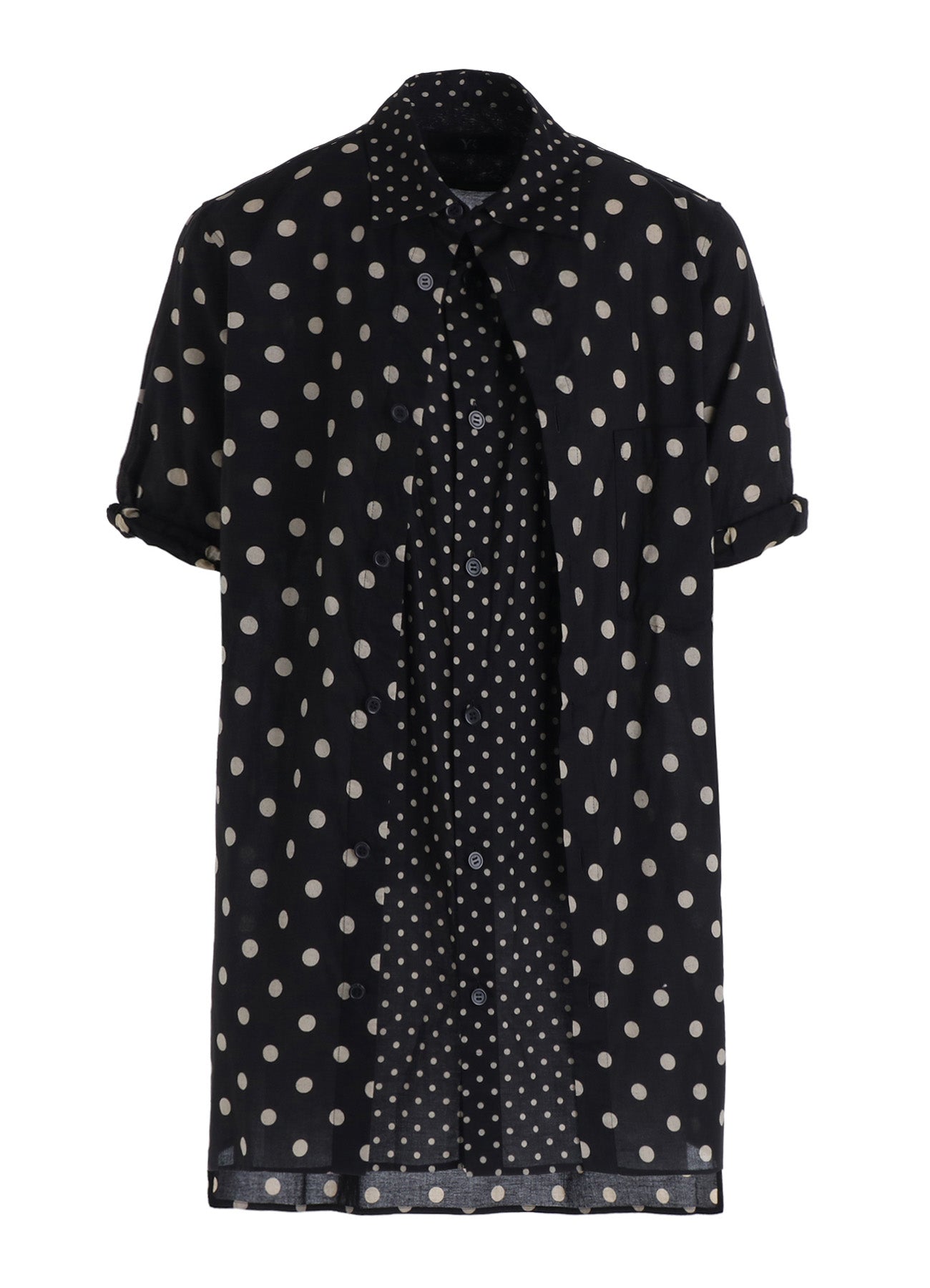 64/- COTTON LAWN DOT PRINT FRONT TUCKED BLOUSE
