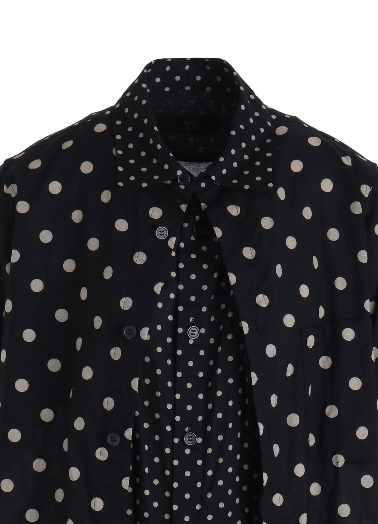 64/- COTTON LAWN DOT PRINT FRONT TUCKED BLOUSE