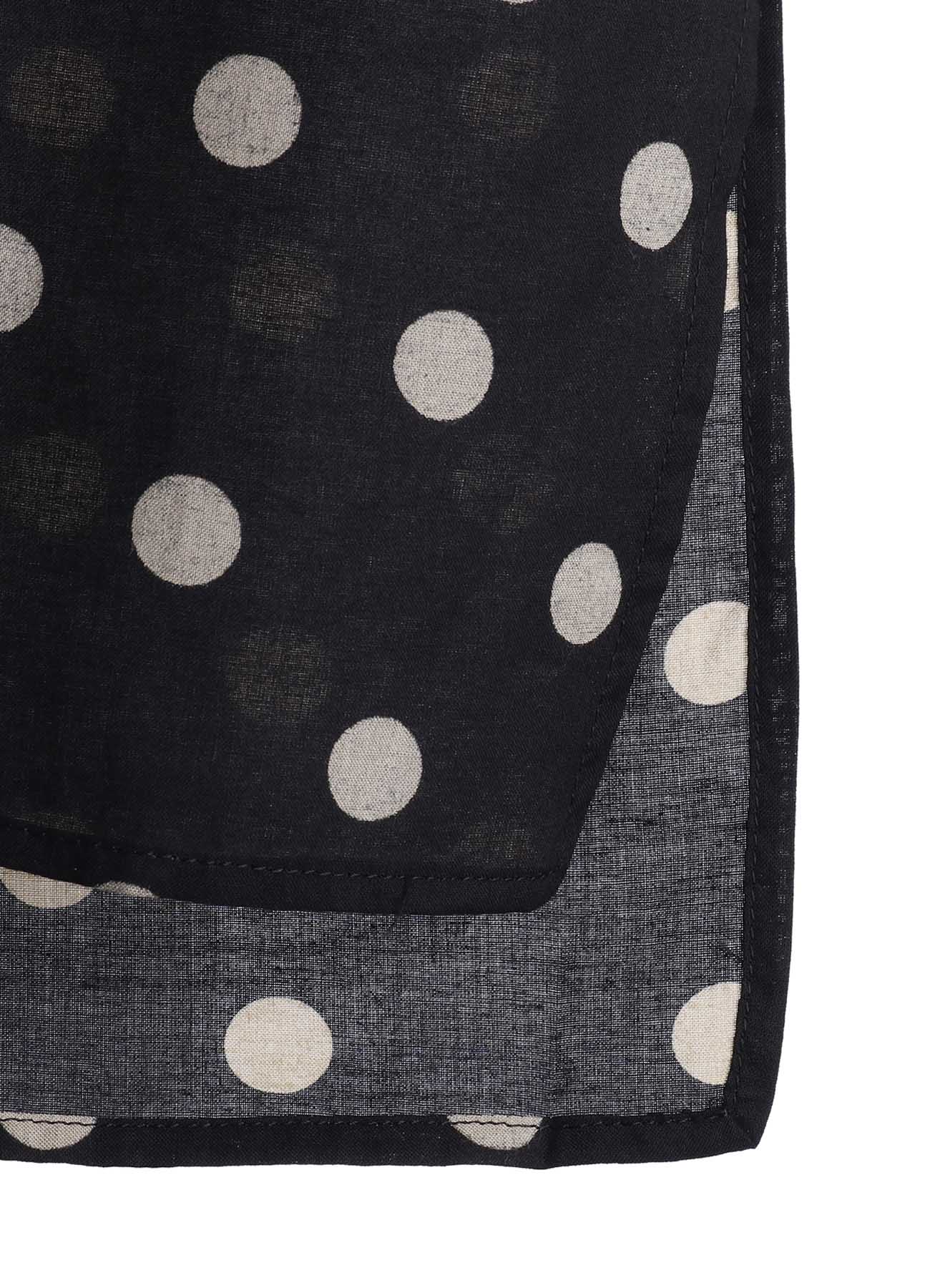 64/- COTTON LAWN DOT PRINT FRONT TUCKED BLOUSE