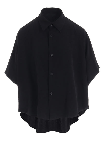 TA/PE CREPE DE CHINE SHORT CUFFS BLOUSE