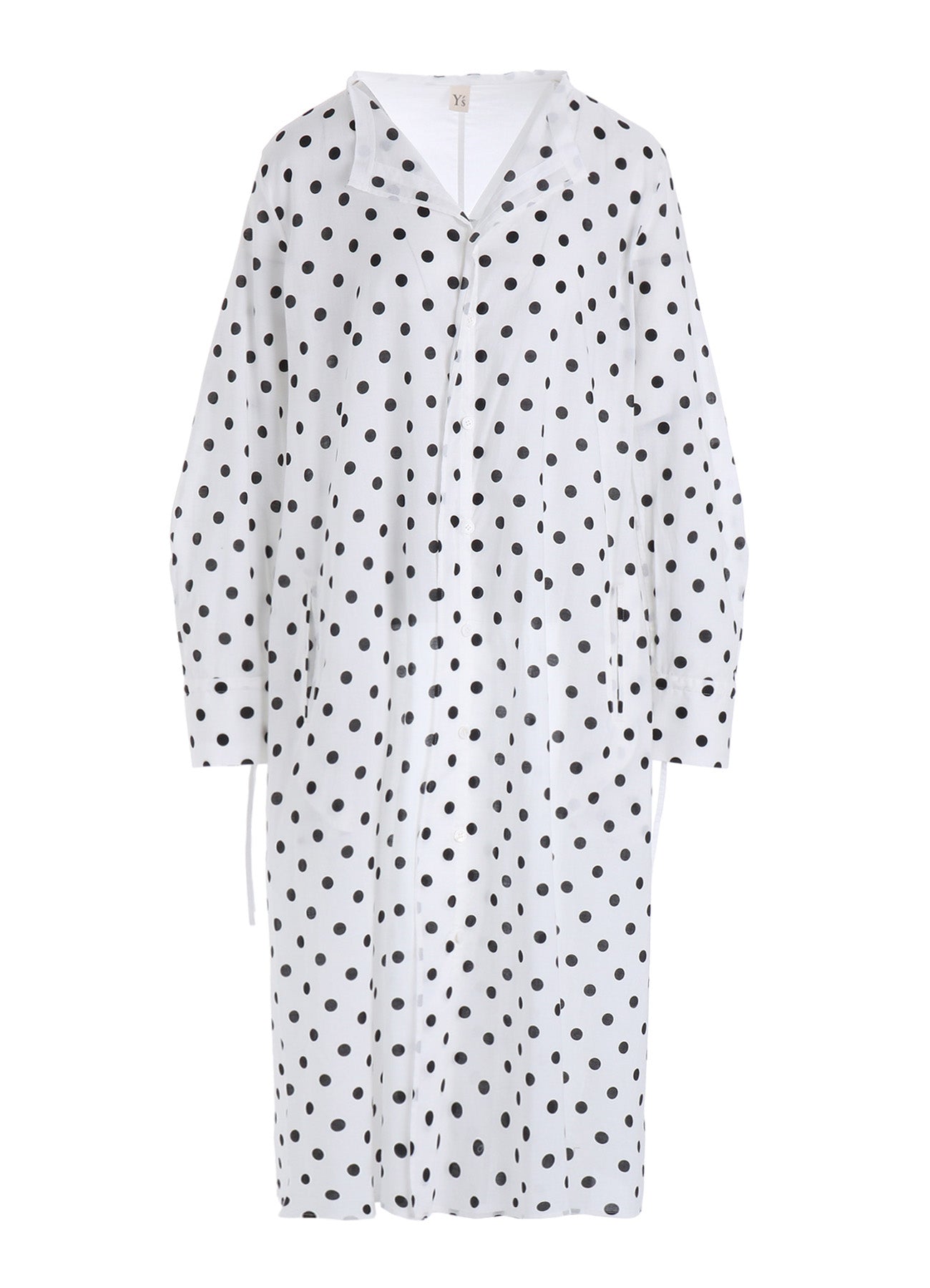 60/- COTTON LAWN DOT PRINT SHIRT DRESS