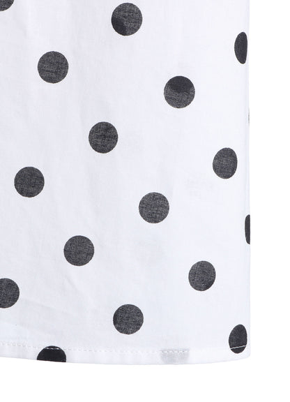 60/- COTTON LAWN DOT PRINT SHIRT DRESS