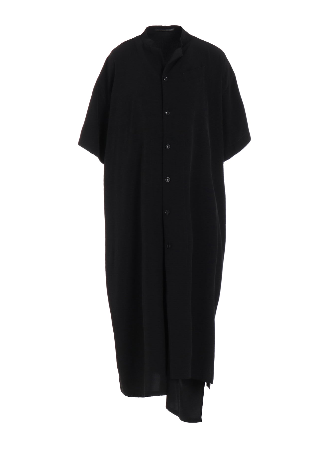 TA/PE CREPE DE CHINE  HALF SLEEVE BOX SHIRT DRESS
