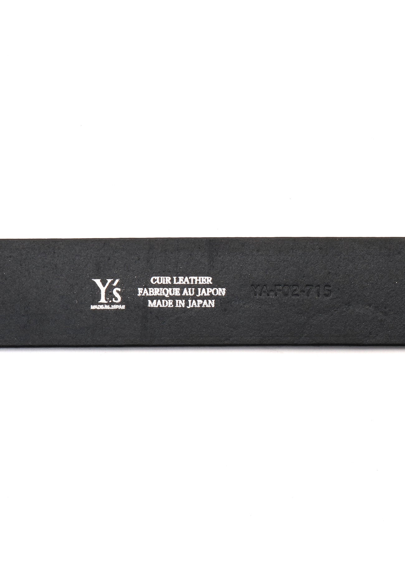 35mm LEATHER BELT – THE SHOP YOHJI YAMAMOTO