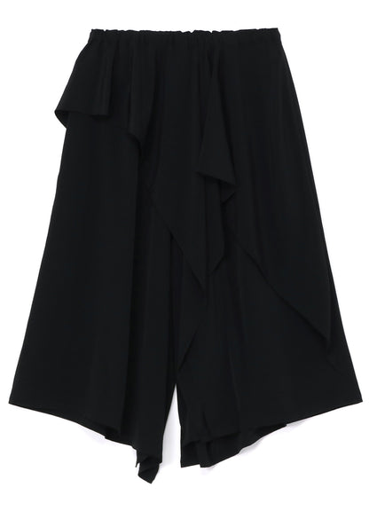 CREPE de CHINE RUFFLE PANTS