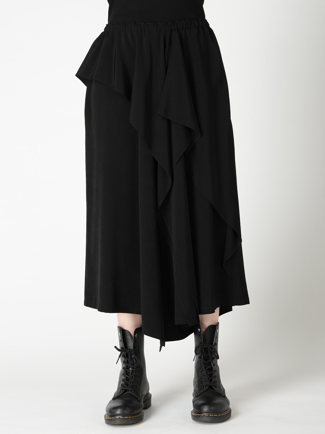 TA/PE CREPE DE CHINE RUFFLE PANTS