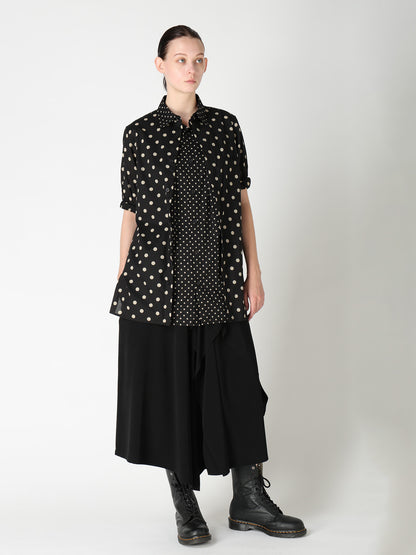 TA/PE CREPE DE CHINE RUFFLE PANTS