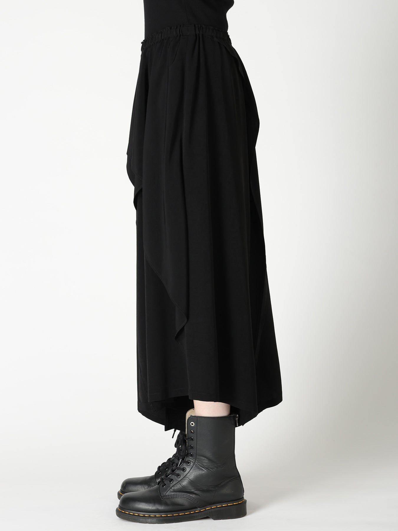 TA/PE CREPE DE CHINE RUFFLE PANTS