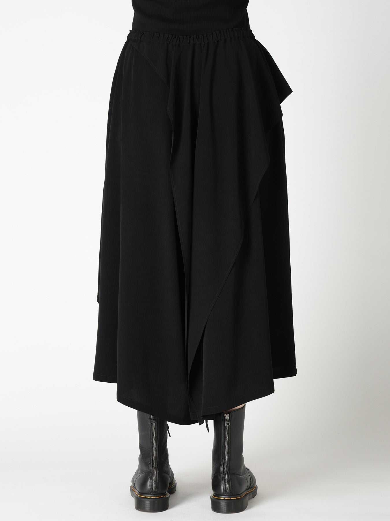 TA/PE CREPE DE CHINE RUFFLE PANTS