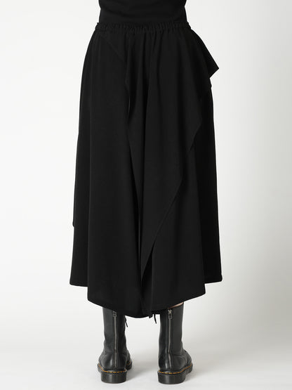 TA/PE CREPE DE CHINE RUFFLE PANTS