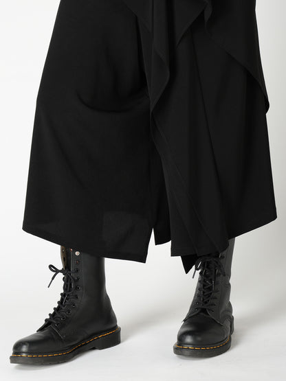 TA/PE CREPE DE CHINE RUFFLE PANTS