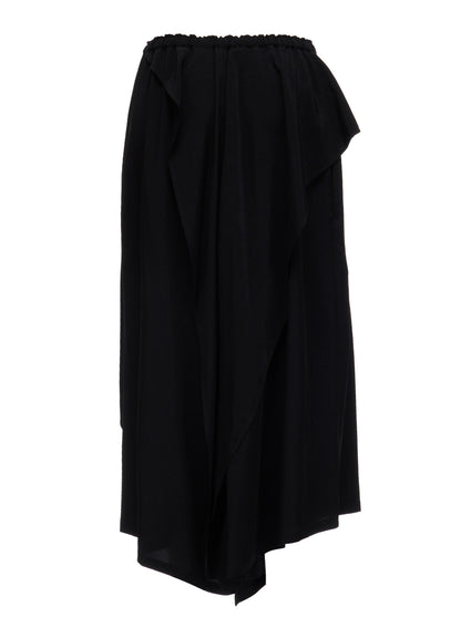 TA/PE CREPE DE CHINE RUFFLE PANTS