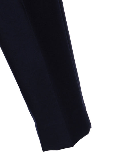 Y's OCCATION - WOOL GABARDINE CENTER-CRESE PANTS