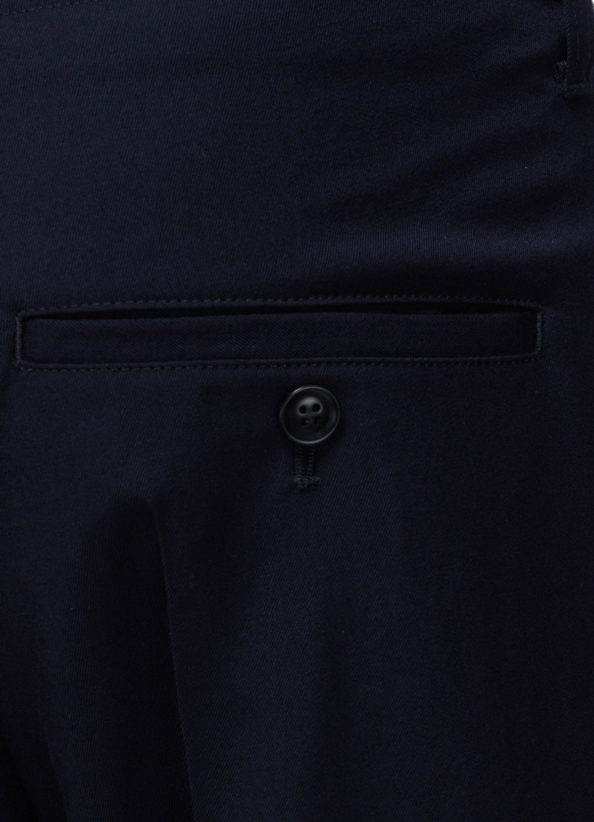 Y's OCCATION - WOOL GABARDINE CENTER-CRESE PANTS