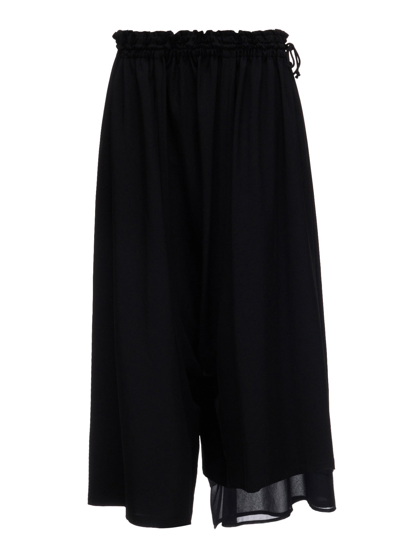 TA/PE CREPE DE CHINE ASYMMETRIC PANTS
