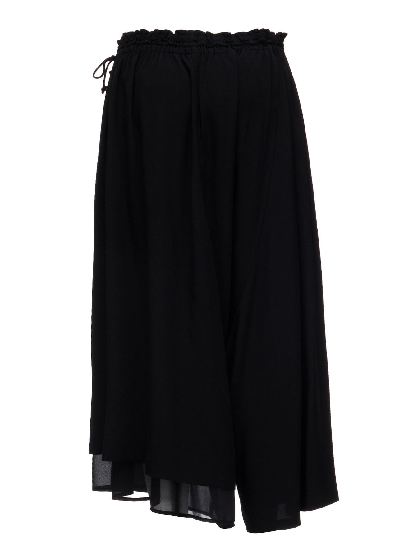 TA/PE CREPE DE CHINE ASYMMETRIC PANTS – THE SHOP YOHJI YAMAMOTO
