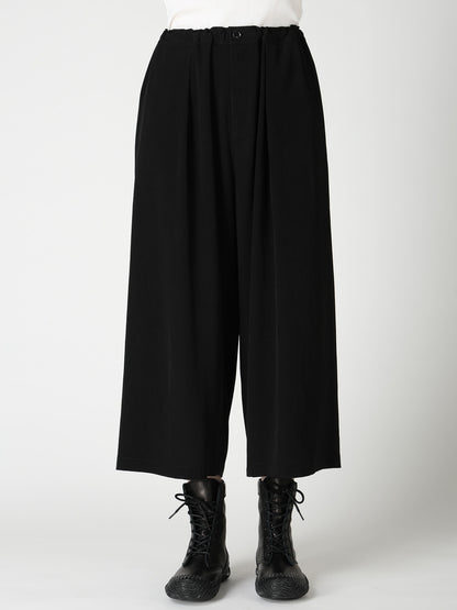 TA/PE CREPE DE CHINE FRONT TUCK PANTS