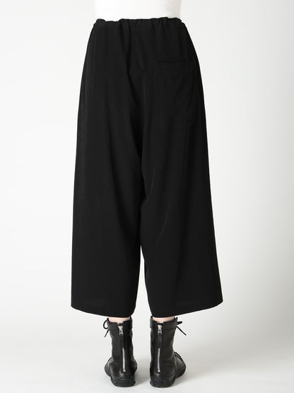 TA/PE CREPE DE CHINE FRONT TUCK PANTS