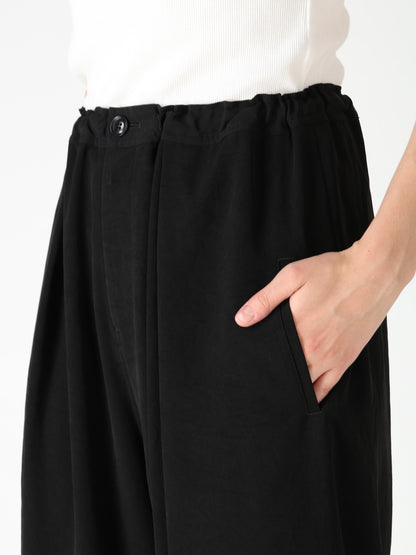 TA/PE CREPE DE CHINE FRONT TUCK PANTS