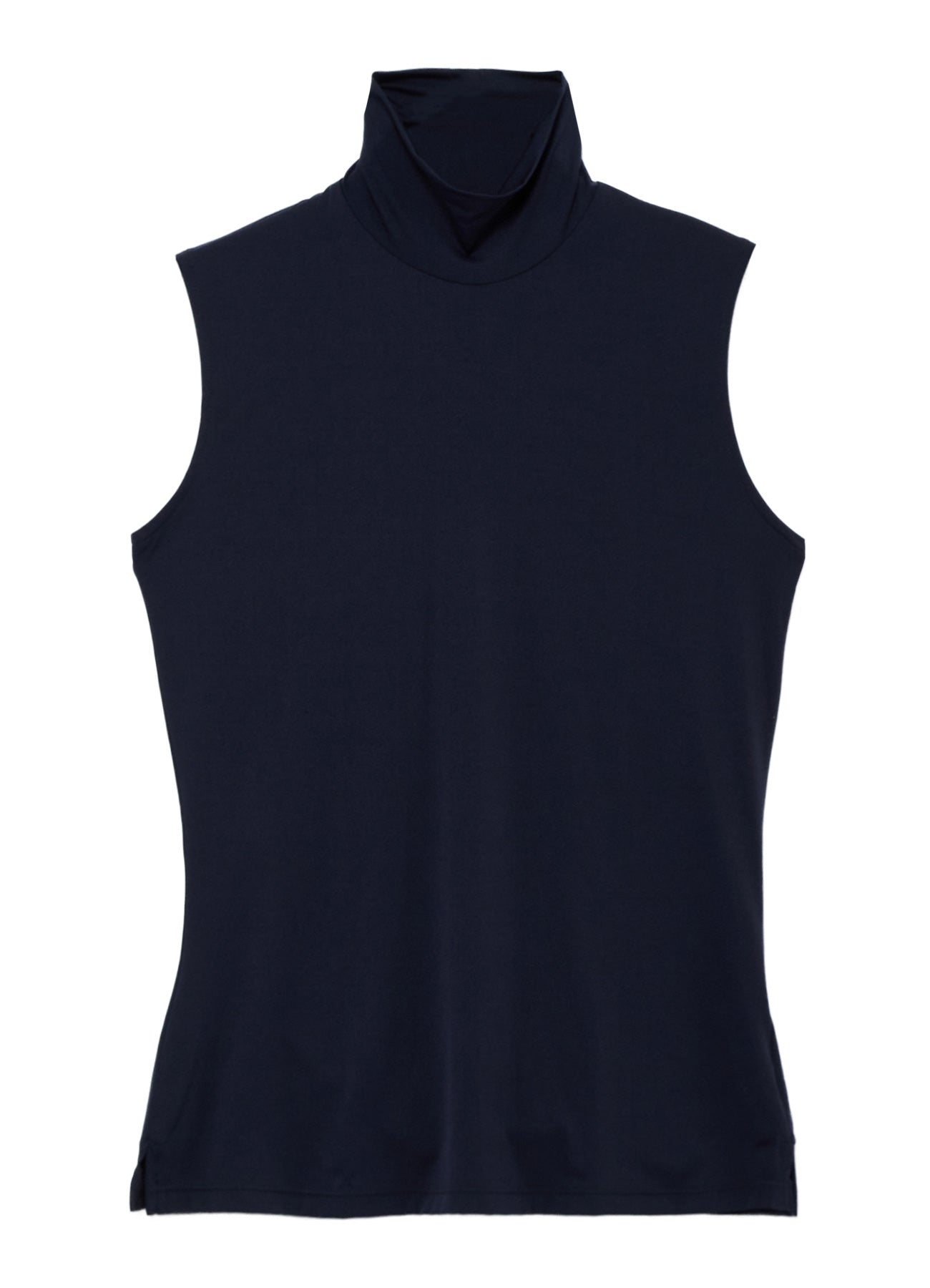 UNDER Y's - STRETCH JERSEY HIGH NECK TANKTOP