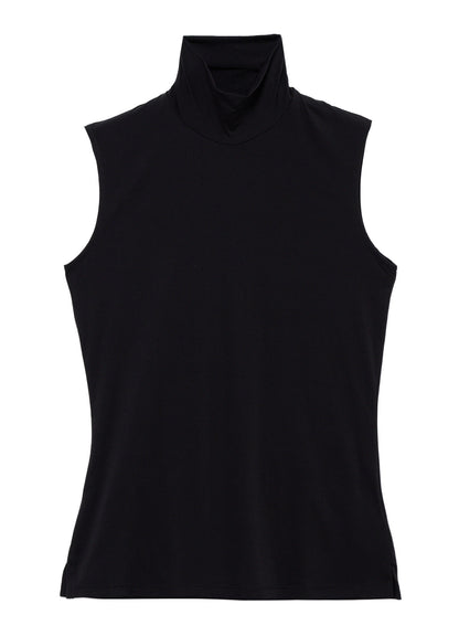 UNDER Y's - STRETCH JERSEY HIGH NECK TANKTOP