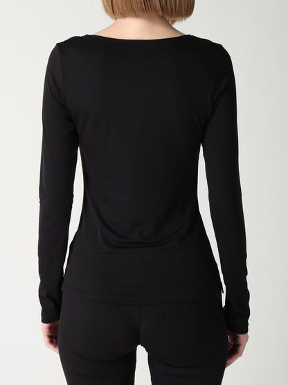 UNDER Y's - STRETCH JERSEY L/S T-SHIRT