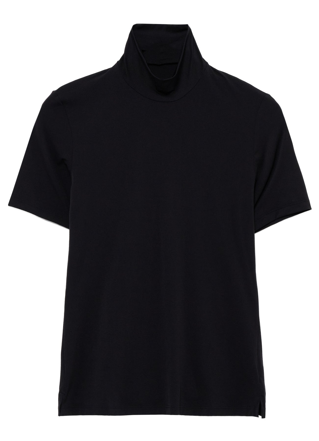 UNDER Y's - STRETCH JERSEY S/S HIGH NECK T-SHIRT