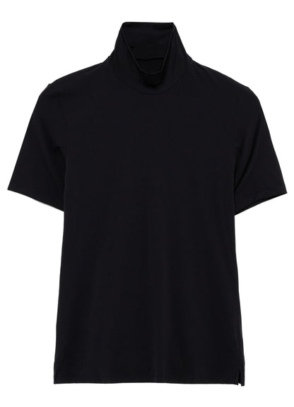 UNDER Y's - STRETCH JERSEY S/S HIGH NECK T-SHIRT