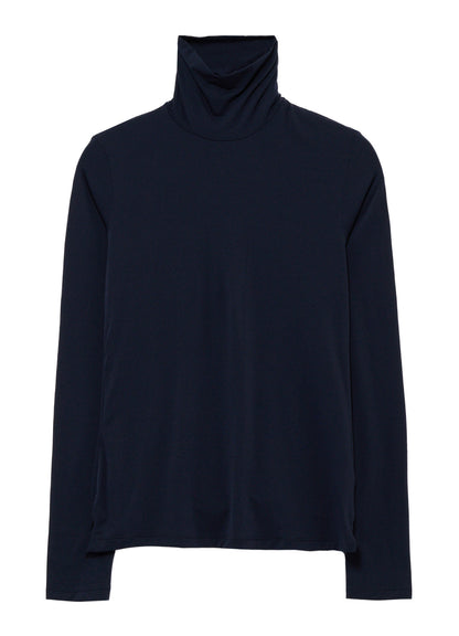 UNDER Y's - STRETCH JERSEY L/S HIGH NECK T-SHIRT
