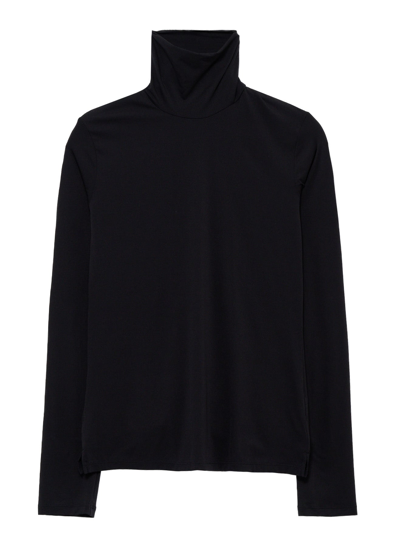 UNDER Y's - STRETCH JERSEY L/S HIGH NECK T-SHIRT