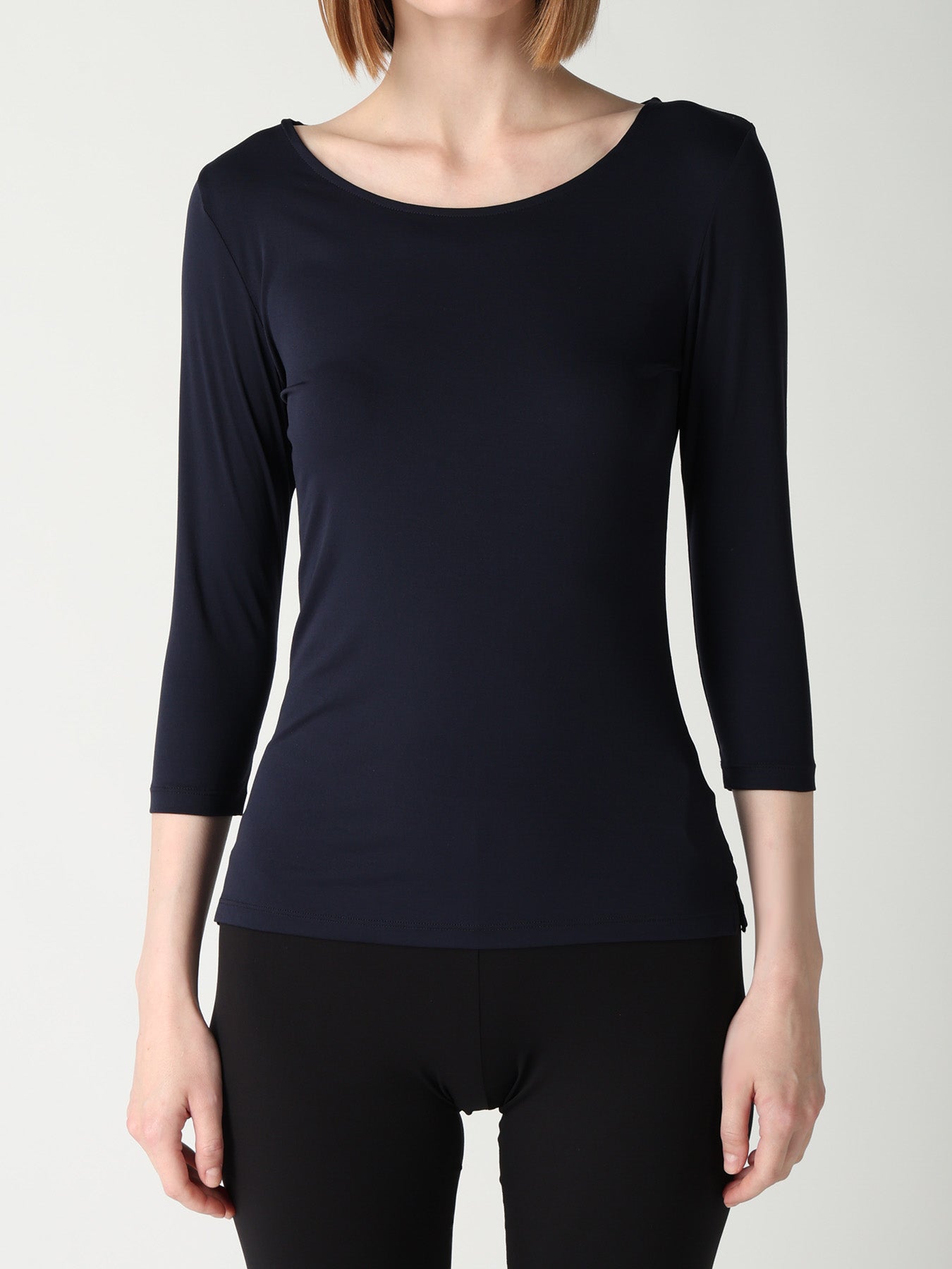 UNDER Y's - STRETCH JERSEY 3/4 T-SHIRT
